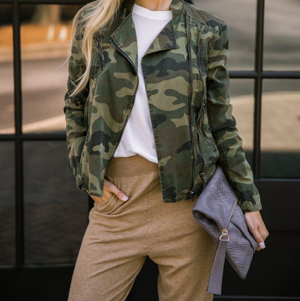 Blank NYC Camouflage Jacket - Picture 1 of 1